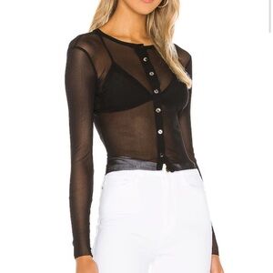 only hearts mesh tulle cardigan P/S